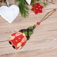 thumbnail image 5 of Christmas Gnome Wooden Hanging Ornament – Handmade Santa Claus Tree Decoration with Twine for Holiday Party Decor, 5 of 5