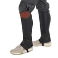 thumbnail image 4 of 1 Pair Rear Zip Half Chap, Leather Half Chaps Equestrian Horse Riding Half Chaps Leg Guard Protector For Adults, 4 of 8