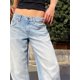 thumbnail image 5 of Pantalones de mezclilla de cintura baja para mujer, pantalones de pierna recta con múltiples bolsillos, pantalones vaqueros de moda para ropa de calle de los años 90 y Y2K, primavera y otoño, 5 of 7