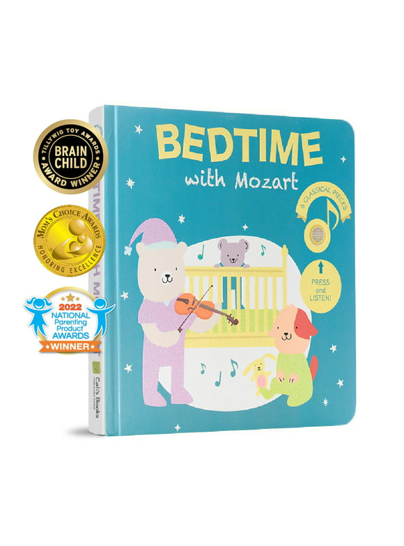 Cali's Books Bedtime with Mozart, Baby Book with six classical music pieces