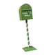 thumbnail image 5 of Buzón de metal de pie Gloria Christmas Post Box altura 120 cm Verde, 5 of 9