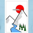thumbnail image 3 of CafePress - Minimal Mountains T Shirt - Women's Classic T-Shirt, 3 of 4