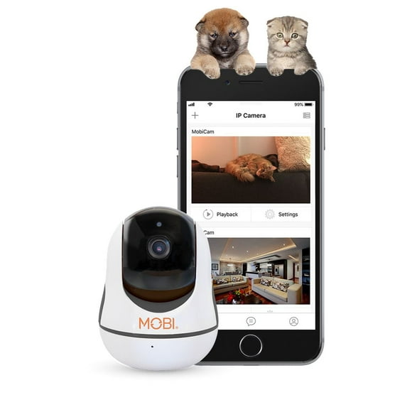 Caméra PET MOBI® - Caméra PET panoramique et inclinaison HDX Smart HD WiFi et système de surveillance PET