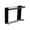 Black, variant on No equipment required Wall Mount Seasoning Shelf stowable And Durable For Organized Kitchen Counter
