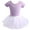 Light Blue, variant on Girls Leotard with Removable Tutu Skirt for Ballet Dance Gymnastics Short Sleeve Classic Bodysuit Basic Team Costumes