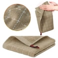 thumbnail image 2 of 1 Pc Cotton Terry Kitchen Dish Cloths, Ultra Soft and Absorbent Dish Towels for Kitchen, Suitable for Drying and Washing Dishes, 12x12 Inch, Khaki, 2 of 6