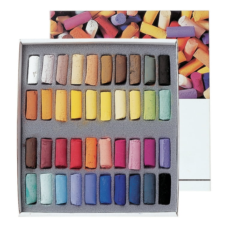 Sennelier Dry Artists Extra-Soft Pastel Half Stick Set, 40-Colors