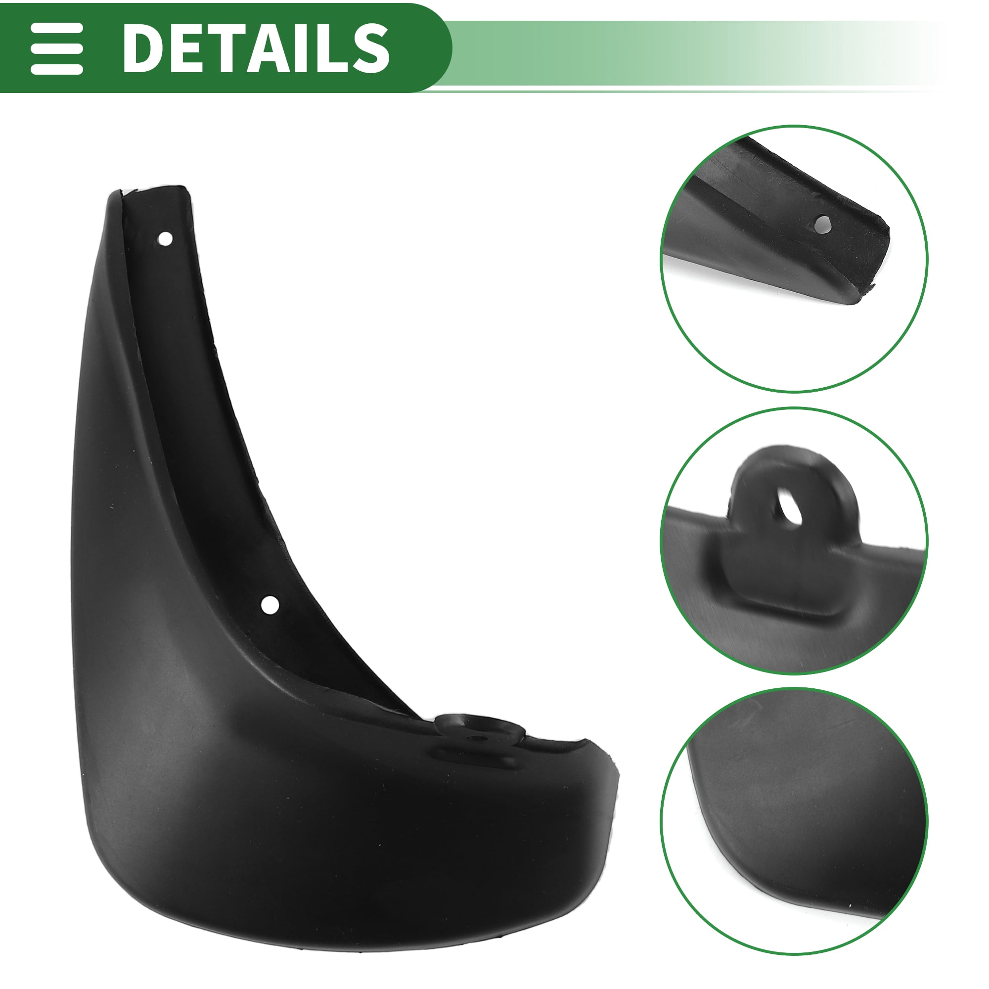 Unique Bargains Mud Flaps Splash Guards Mud Guards for Hyundai Accent 2007-2010 W/ Mount Accessories