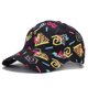 thumbnail image 1 of Gorra de béisbol unisex con grafiti, versátil, para deportes al aire libre, protección solar, de poliéster., 1 of 4