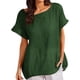 thumbnail image 3 of Camisas para mujer,Blusa de lentejuelas para mujer, camisa de manga corta con cuello redondo, top holgado de poliéster, ropa informal de fiesta, sopatenor, 3 of 8