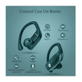 thumbnail image 5 of Auriculares In-ear con Micrófono y Dobles Pantallas LED Malubero Verde, 5 of 5