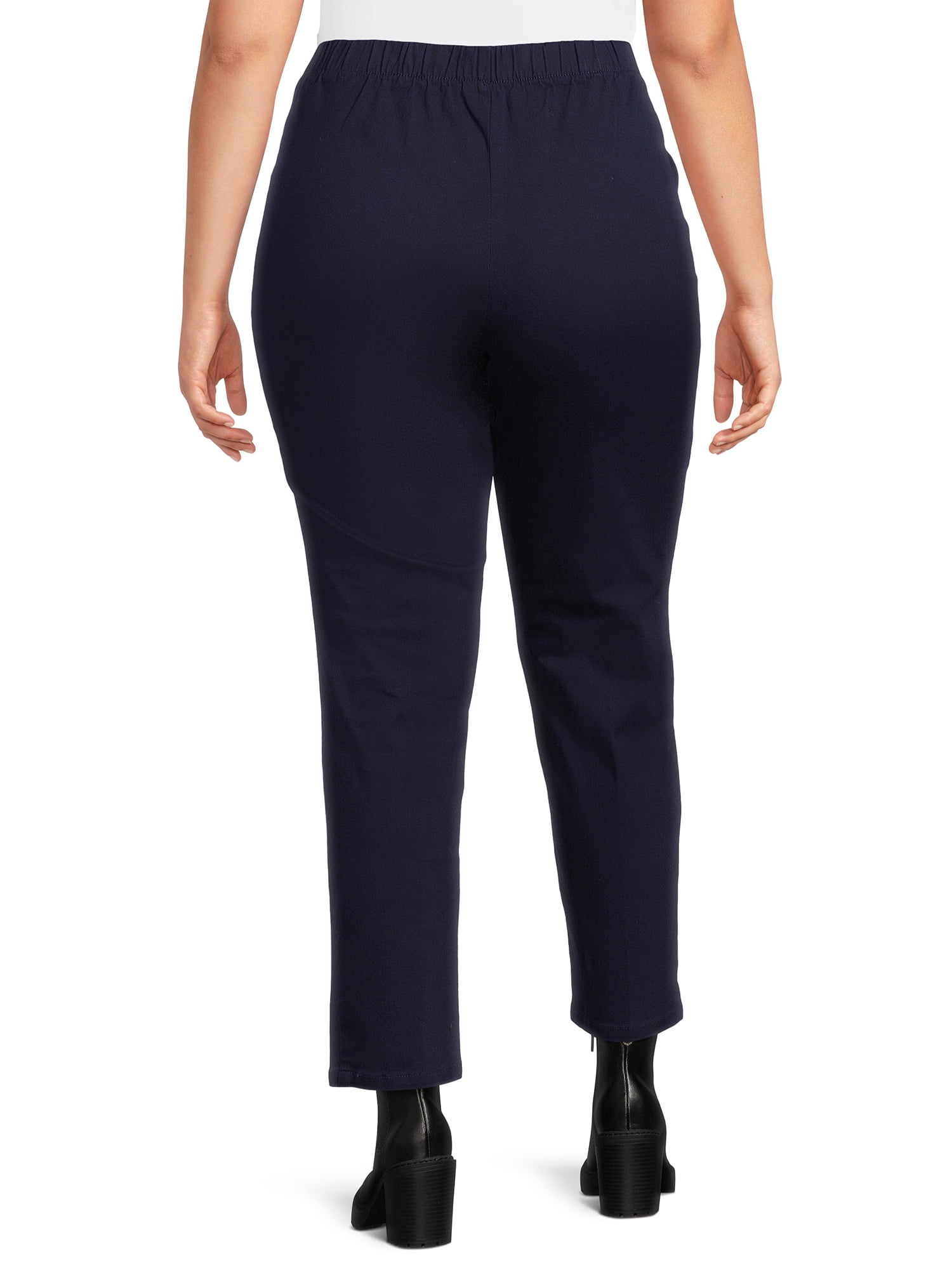 (3 pack) JMS Just My Size by Hanes Women's Plus Size 2 Pocket Pull On Pants, Single and 2 Pack