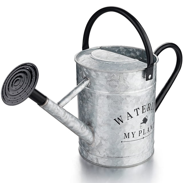 Regadera Garutom de acero galvanizado de 3,8 litros para interior y exterior