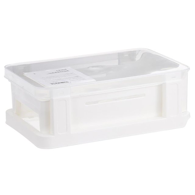 Soporte De Almacenamiento De Huevos De Plástico Práctico Contenedor De Almacenamiento De Huevos De Cocina Diseño De Cajón Bandeja De Huevos Con Rejillas De Ventilación Para El Cocina Refrigerador Scienceny HA019081-00