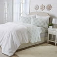 thumbnail image 3 of Great Bay Home Printed Velvet Plush Warm and Cozy Fleece Sheet Set  (Full, Large Snowflake), 3 of 6