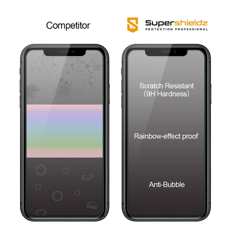 Supershieldz (2 unidades) Diseñado para Apple iPhone 11 y iPhone XR (6.1  pulgadas) (privacidad), protector de pantalla de vidrio templado antiespía