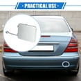 thumbnail image 2 of Unique Bargains Car Tow Hook Eye Hole Cover Cap for Mercedes-Benz W211 2002-2008 Durable Plastic Silver Tone Rear Right, 2 of 6