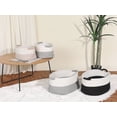 thumbnail image 5 of REGALWOVEN Woven Storage Basket with Handles, Shelf Closet Storage Bin White/Grey 17*12.5*8.5in, 5 of 6
