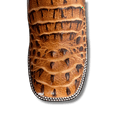 thumbnail image 5 of GadwallAR Men's Exotic Pattern Western Cowboy Square Toe Boots in Leather-Alex Series Pull-on in Caiman & Python Styling bota de vaquero para hombre Tall Neck Tan 12.5 Medium, 5 of 6
