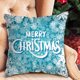 thumbnail image 1 of Teissuly Christmas Print Pillowcase Short Plush Sofa Cushion Cover Home Decor Cushion Cover Family Pillowcase Teissuly WER2023112000690, 1 of 5