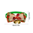 thumbnail image 3 of Christmas Bow Tie Pet Fashion Collar, Stylish Holiday Dog Bow Tie for Christmas, Adjustable Pet Accessory, Perfect for Dogs & Cats, Holiday Outfit Supplies, 3 of 6