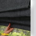 thumbnail image 4 of Yellow Blinds Cordless Blackout Roman Shade, Lexington Pebble - 23"W X 72"H, 4 of 7