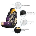 thumbnail image 6 of Pofeuu Astronaut Floating purple Space Print Automotive Car Seat Covers Flat Cloth Full Set Seat Covers,Car Seat Covers front seats for Cars Trucks and SUVs-2 PCS, 6 of 9
