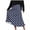 Navy, variant on Summer Skirts for Women Elegant High Waist Wrap Skirt Boho Floral Print Comfort Vacation Style Midi Skirt