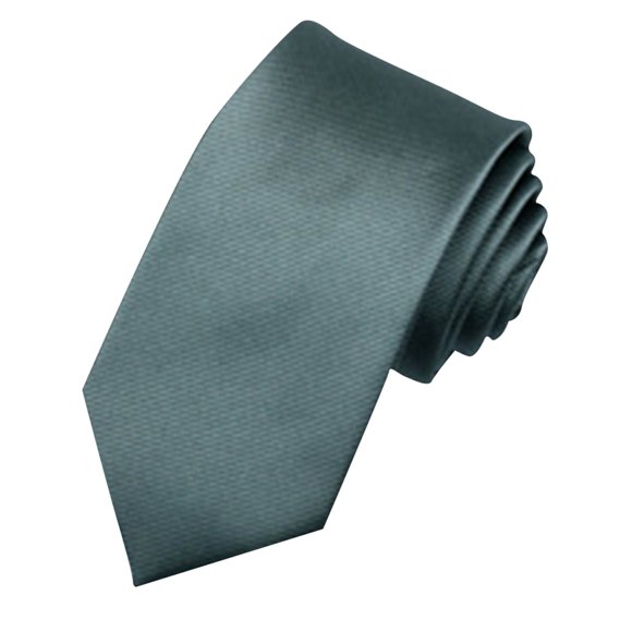 Green Mens Hand Tie Business Necktie 3.15 Inch Width Polyester Solid Dress Shirt Fashion Tie Standard Thickness For Daily And Formal Wear