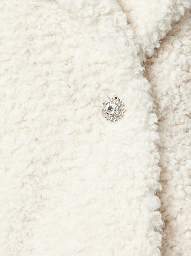 Jessica Simpson Women's Faux Shearling Jacket XS-4X Polyester