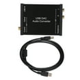 thumbnail image 2 of USB DAC Audio Converter with Coaxial Optical Digital Output, Analog Output, and Earphone Output, USB Sound Card Adapter for Laptop Desktop Systems, 2 of 8