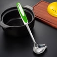 thumbnail image 4 of TUWABEII Home Decor Clearance Pouring SpoonNon Slip HandleStainless Steel Porridge SpoonSoup ShellKitchen DrizzleSide SpoutSoup Spoon, 4 of 6