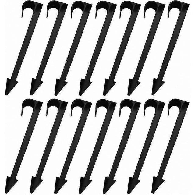50-Pack 16mm Tube Compatible Drip Irrigation Support Stakes for Garden Watering Systems