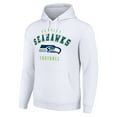 thumbnail image 2 of Unisex Starter White Seattle Seahawks Logo Pullover Hoodie, 2 of 3