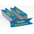 thumbnail image 2 of Inkdotpot Pack Of 50 Real Gold Foil Paper Tags Happy Retirement Favor Hang Tags, 2 of 6