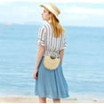 thumbnail image 4 of Straw Hobo Bags for Women Small Crossbody Bag Beach Purse Weave Shoulder Handbag Rattan, 4 of 12