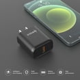 thumbnail image 5 of 18W Quick Charge 3.0 Fast Charging USB Port Home Travel Wall Charger for Samsung Galaxy A33 5G - Black, 5 of 6