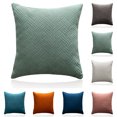 thumbnail image 2 of Housse de Coussin Simple Douce Housse de Coussin Carrée pour Canapé Bureau, 2 of 10