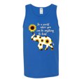 thumbnail image 2 of In A World Where You Can Be Anything Be Kind Inspirational/Christian Mens Graphic Tank Top, Royal, 2XL, 2 of 3