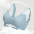 thumbnail image 6 of Caqnni Women's Comfort Workout Sports Bra Low-Impact Activity Sleep Bras (Blue,XXL), 6 of 9
