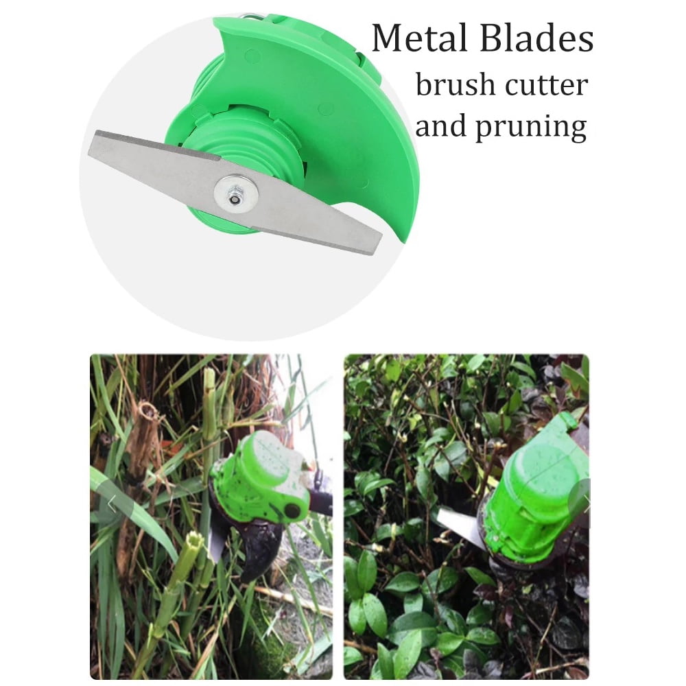KingFurt Electric Grass String Trimmer Cordless Weed Eaters Lawn Edger Weed Wacker Cutter with 2 Battery