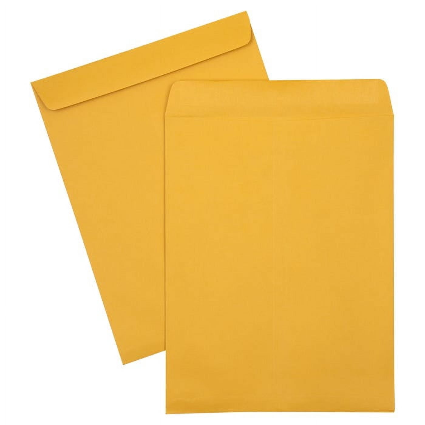 JAM Paper 10" x 13" Open End Catalog Premium Envelopes, Manila, Bulk 100 Per Box