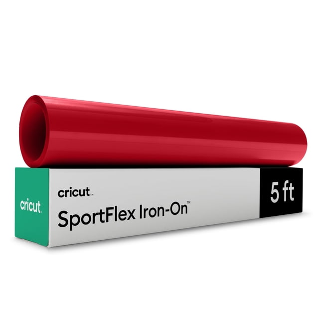 Vinilo termoadhesivo Cricut SportFlex rojo 1,5 m