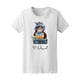 thumbnail image 1 of Playera Para Mujer - Ilustracion Mujer Con Gato, Yo Amo Viajar Smartprints  T-shirt, 1 of 2