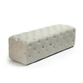 thumbnail image 3 of Zentique F205-Z E272 A003 Oliver Tufted Bench- 53 x 15.5 x 17.5 in., 3 of 3