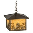 thumbnail image 5 of 11"Sq Mountain Pine Lantern Pendant 51002, 5 of 6