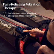 JetBoots PRO Plus Wireless Compression Boots by Therabody | Vibration and Light Therapy | Regular