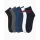 thumbnail image 4 of Pack de 6 calcetines Tommy Hilfiger para hombre, tallas 7 a 12, color azul marino, 4 of 6