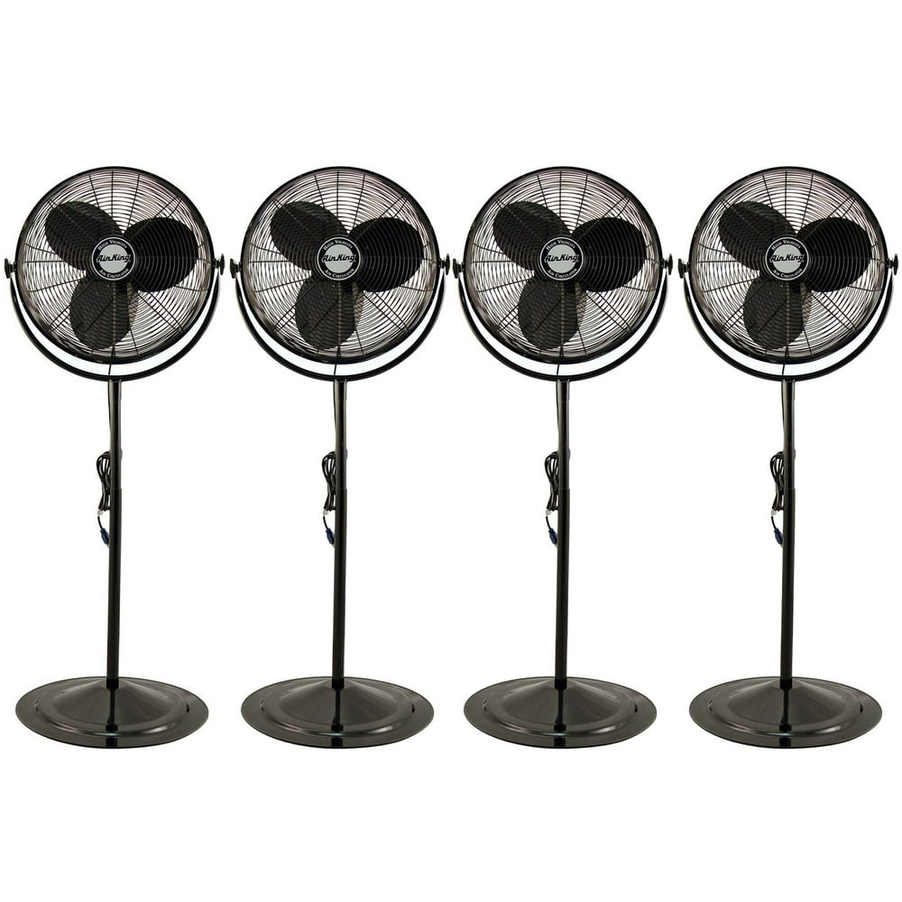 Air King 20 Inch 3 Speed 1/6 HP Adjustable Industrial Pedestal Fan (4