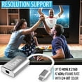 thumbnail image 7 of USB-C to Mini DisplayPort Adapter 4K@60Hz - Silver, 7 of 7